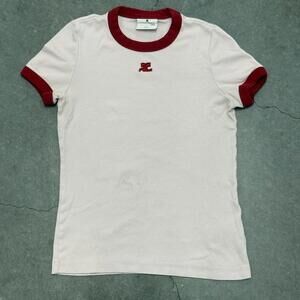 Courrèges Paris Logo T Shirt